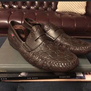 Gucci guccissima loafers